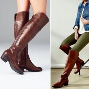 Vince Camuto Bendra Knee-High Boots Brown Size 8M